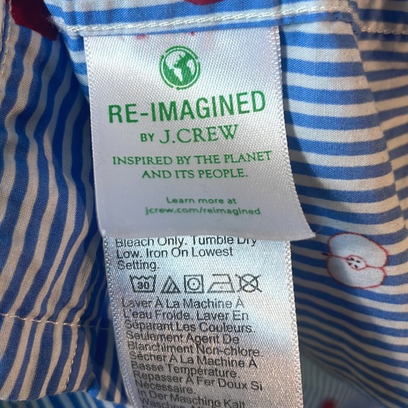 Reimagined J Crew on trend fruit themed Pajama top size large. - Picture 7 of 8